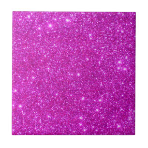 Rosa Sparkly glittermode belägger med tegel Kakelplatta
