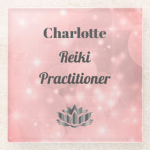 Rosa Sparkly Reiki Practitioner personlig