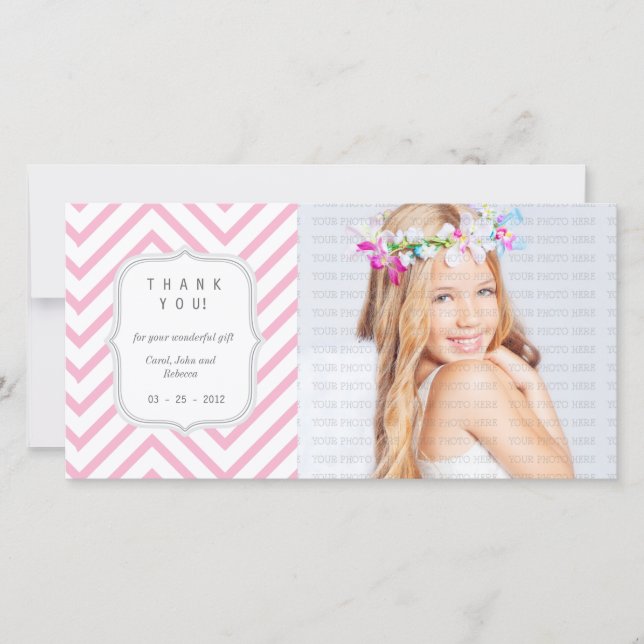 Rosa sparre - något tillfälle tackar dig tack kort (Framsida)