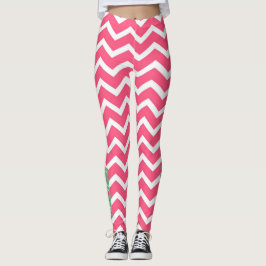 Rosa sparredamasker leggings