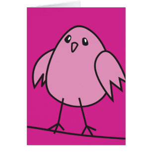 rosa sparrow hälsningskort