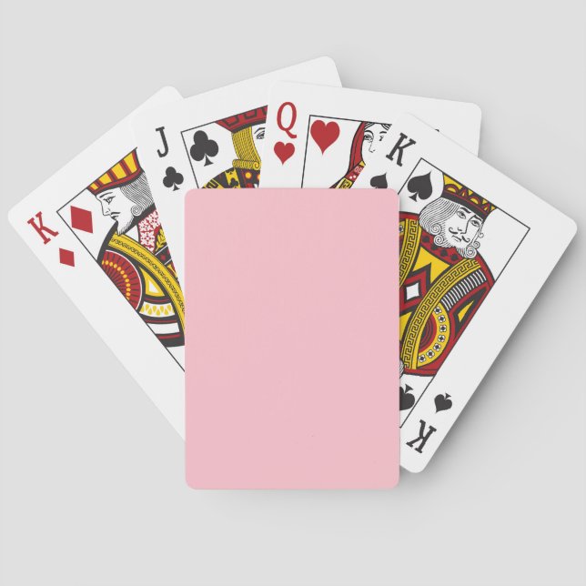 Rosa Spel Kort (Baksidan)