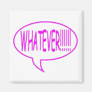 Rosa Spelar ingen roll Tal Bubble Magnet