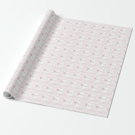 Rosa spetskille dop presentpapper