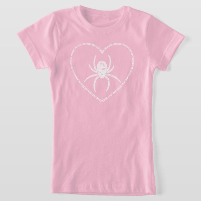 Rosa Spider Heart T-Shirt (Laydown)