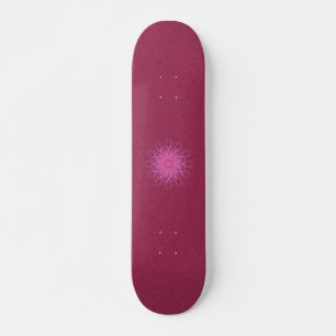 Rosa Spinner Mandala Skateboard Bräda 20,5 Cm