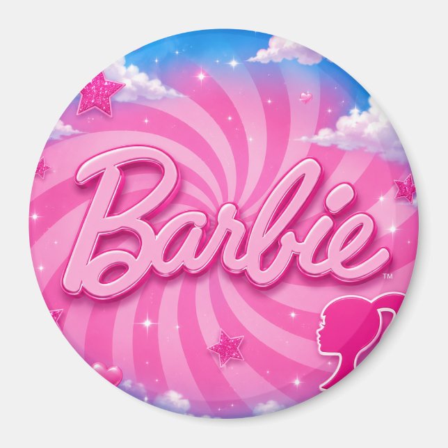 Rosa Spiral Himlen Inspirerad Mode Glam Design Magnet (Framsidan)