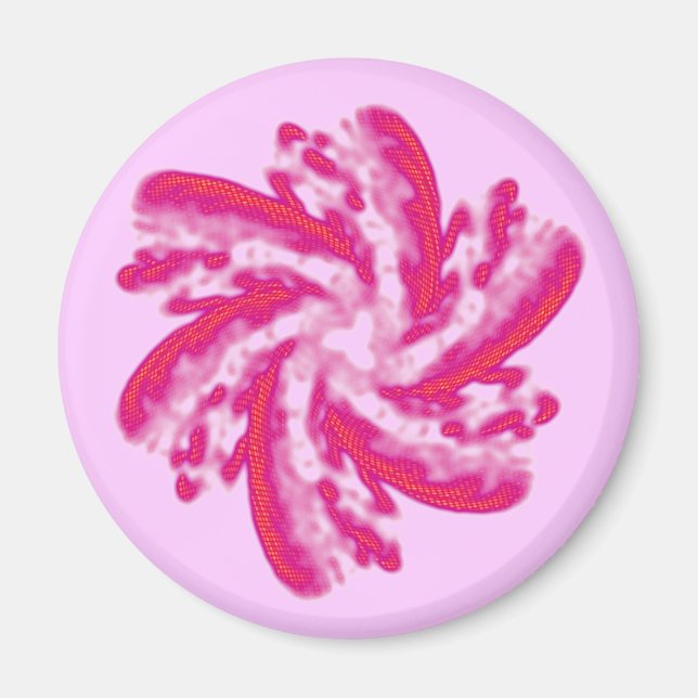 Rosa Spiral Magnet (Framsidan)