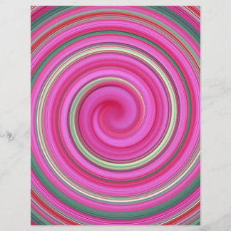 Rosa spiral mönster