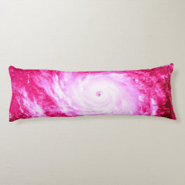 Rosa Spiral Pinjul Kroppskudde