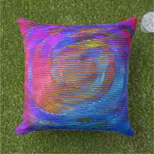 Rosa spiral-regnbåge med lättnad och eländigt rand