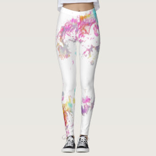 Rosa Splatter Leggings