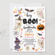 Rosa Spooktacular Halloween 1st Boo-day Birthday