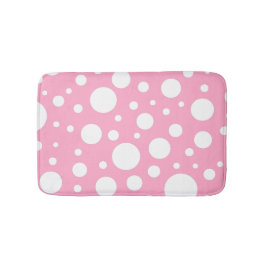 Rosa Spots Bath Mat Badrumsmatta