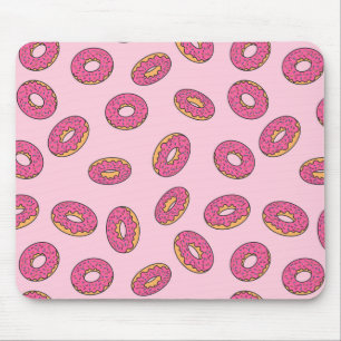 Rosa Sprinkle Donut Mönster Musmatta