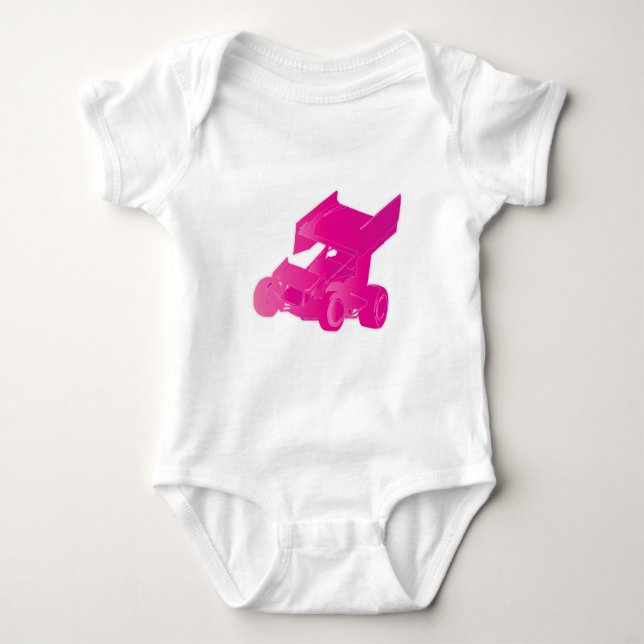 Rosa sprintbil tee shirt (Framsida)