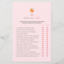 Rosa Spritz över eller under Möhippa spel