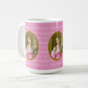 Rosa St. Agatha (M 003) 15 oz. Kaffe Mugg