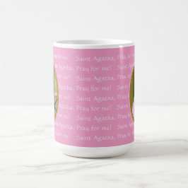 Rosa St. Agatha (M 003) 15 oz. Stor kaffe Mugg