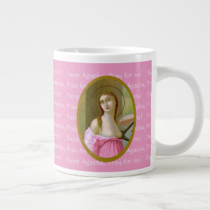 Rosa St. Agatha (M 003) 20 oz. Jumbo Coffee Mugg