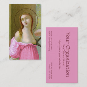 Rosa St. Agatha (M 003) FB Standard Visitkort
