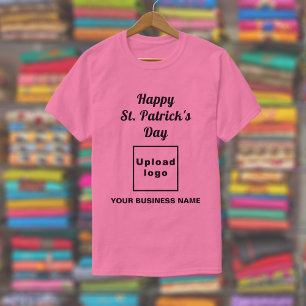 Rosa St. Patrick's Day Företags T-Shirt