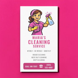 Rosa städning hemstädning service visitkort