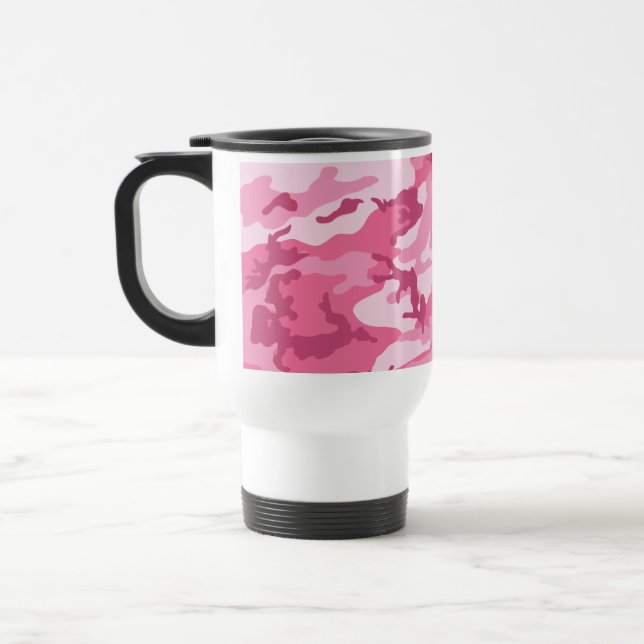 Rosa stads- Camoflage mönster Resemugg (Vänster)