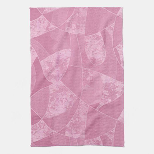 Rosa Stain Glass Kitchen Towel Kökshandduk (Vertikal)