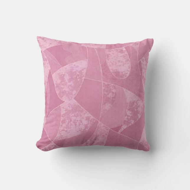 Rosa Stain Glass Reversible Pillow Kudde (Framsida)