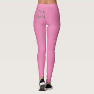 Rosa stål ord rosa leggings