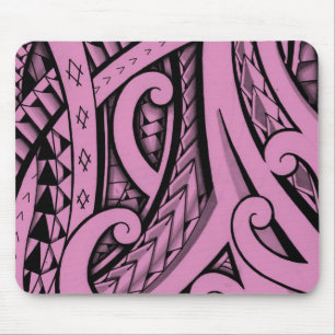 Rosa stam- tatueringdesign i Maori stil Musmatta