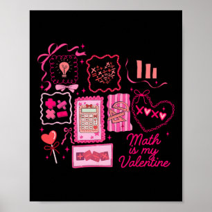 Rosa stämpel matte är min älskling matte atletik a poster