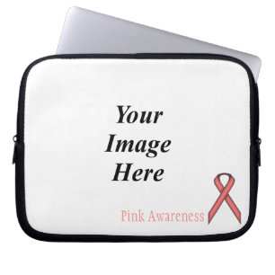 Rosa Standard Ribbon av Kenneth Yoncich Laptop Sleeve