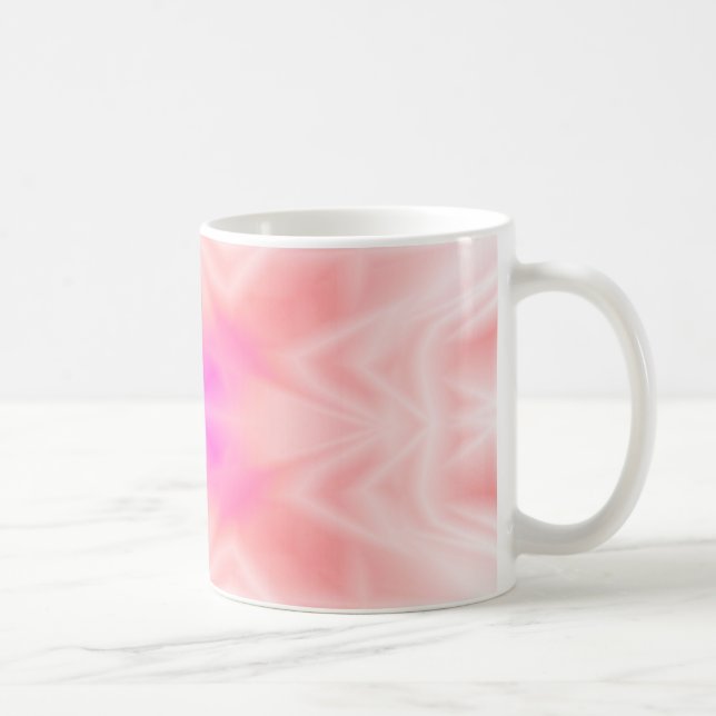 Rosa Stänk Kaffemugg (Höger)