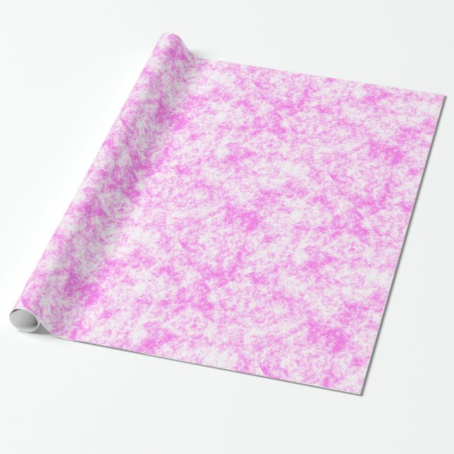 Rosa stänk presentpapper (Utrullad)