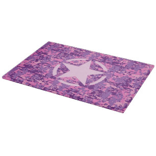 Rosa Star Deco on Digital Camo Stil