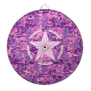 Rosa Star Deco on Digital Camo Stil Piltavla