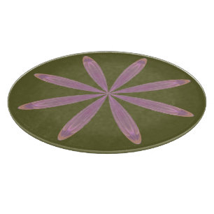 Rosa Star Flower Kaleidoscope Mandala