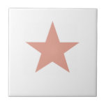 Rosa Star Kakelplatta<br><div class="desc">Rosa Star Ceramic Tile. Stjärnor är alltid i mode!</div>