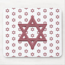 Rosa Star of David Seamless