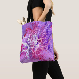 Rosa Starburst Tote Tygkasse