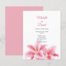 Rosa Stargazer Lilies