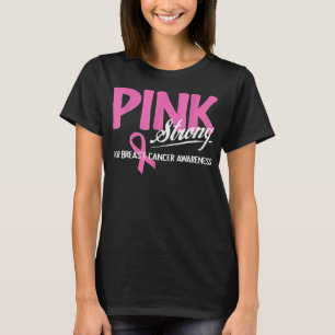 Rosa Stark för Rosa av bröstcancermedvetenhet hos T Shirt