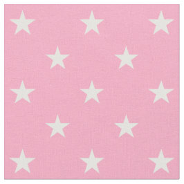 Rosa Stars Fabric Tyg