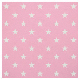 Rosa Stars Fabric Tyg