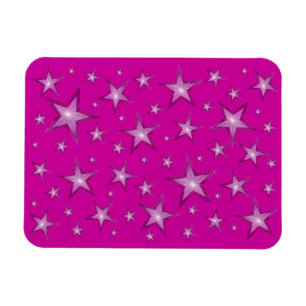 Rosa Stars flexibla magnetrosa Magnet