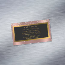 Rosa Stars i Luxury Glitter Guld