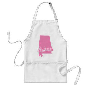 Rosa State Alabama Vuxen Apron Förkläde