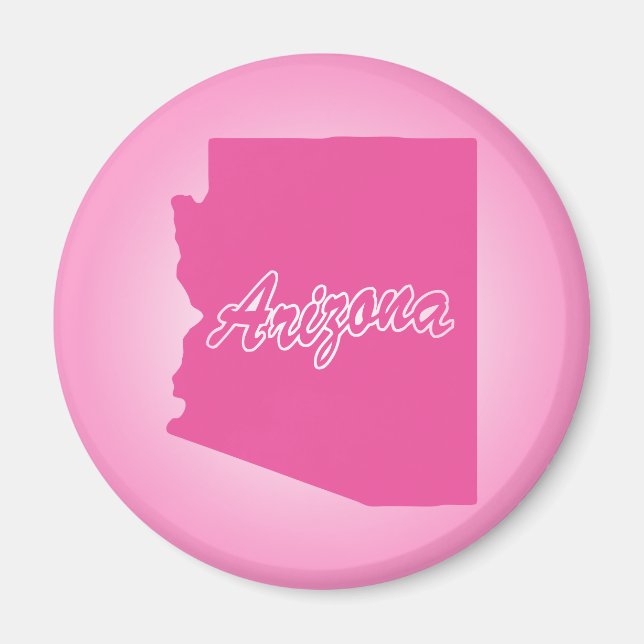 Rosa State Arizona Magnet (Framsidan)